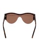Balenciaga Cat-Eye Mirrored Sunglasses