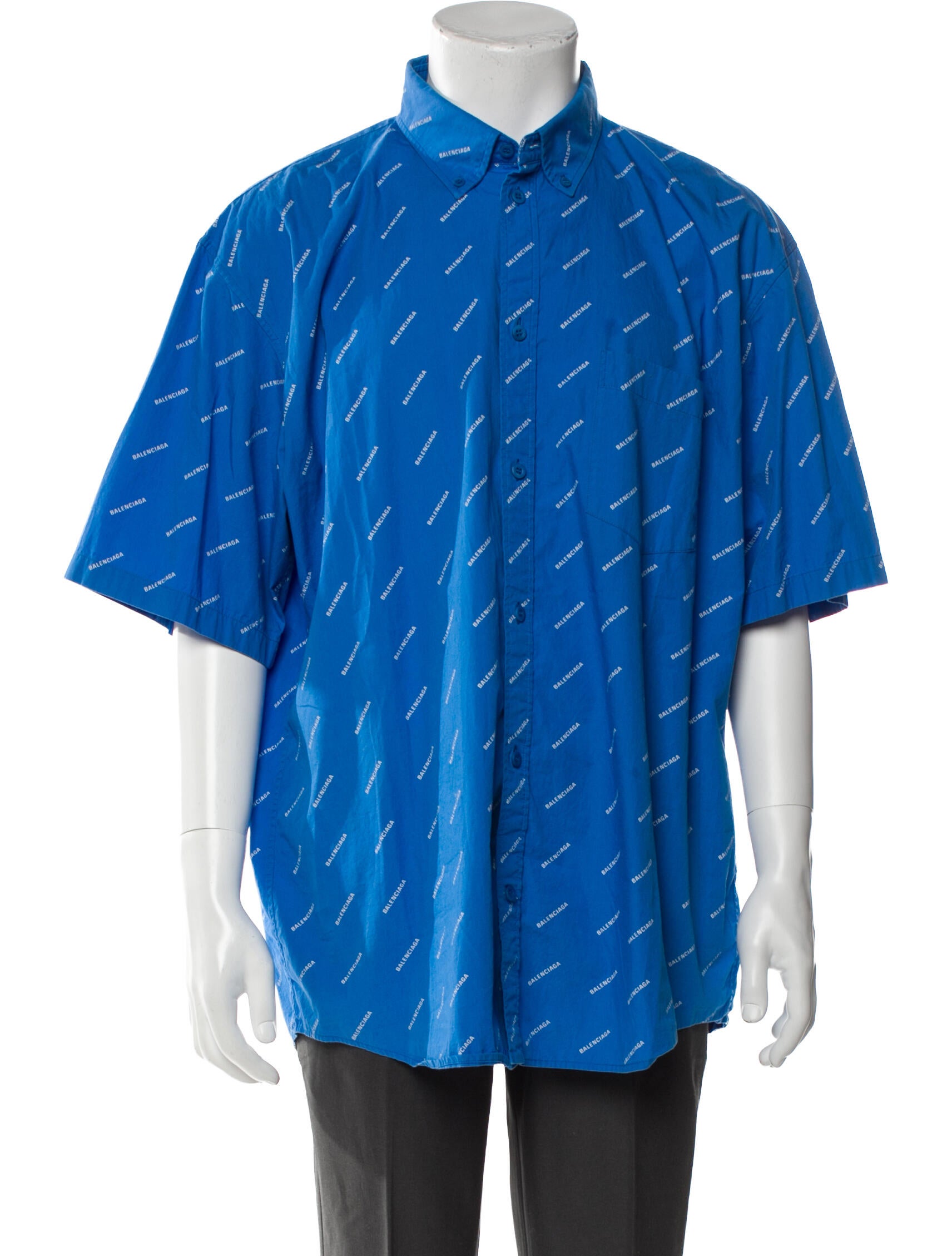 Balenciaga 2021 Printed Shirt