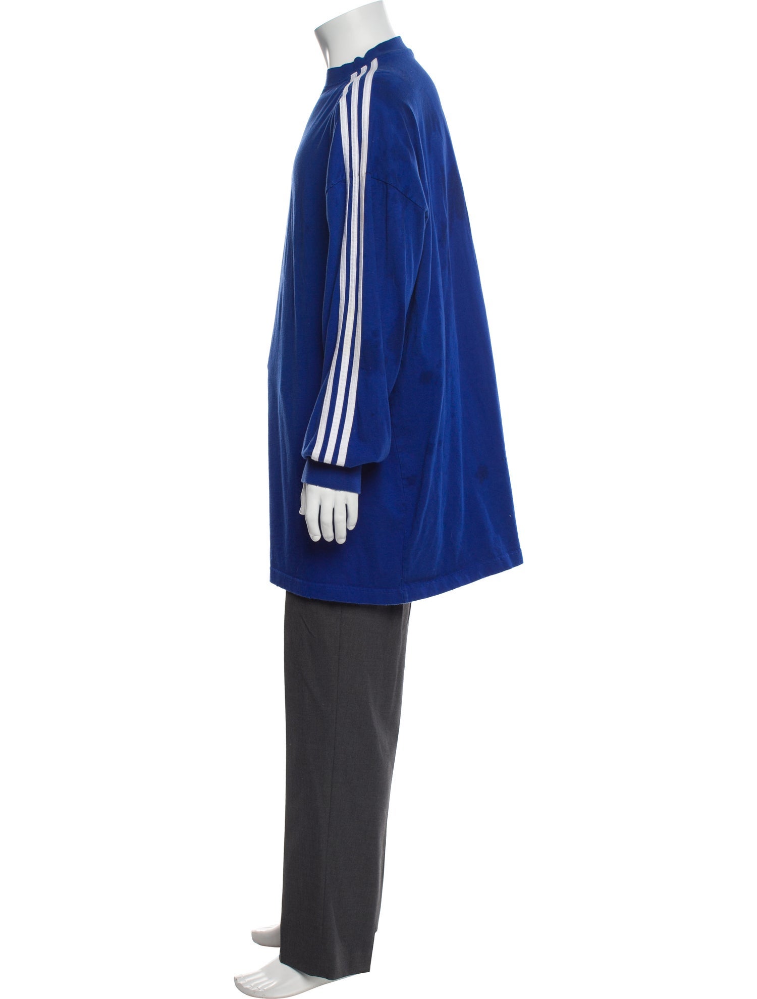 Balenciaga Striped Crew Neck T-Shirt