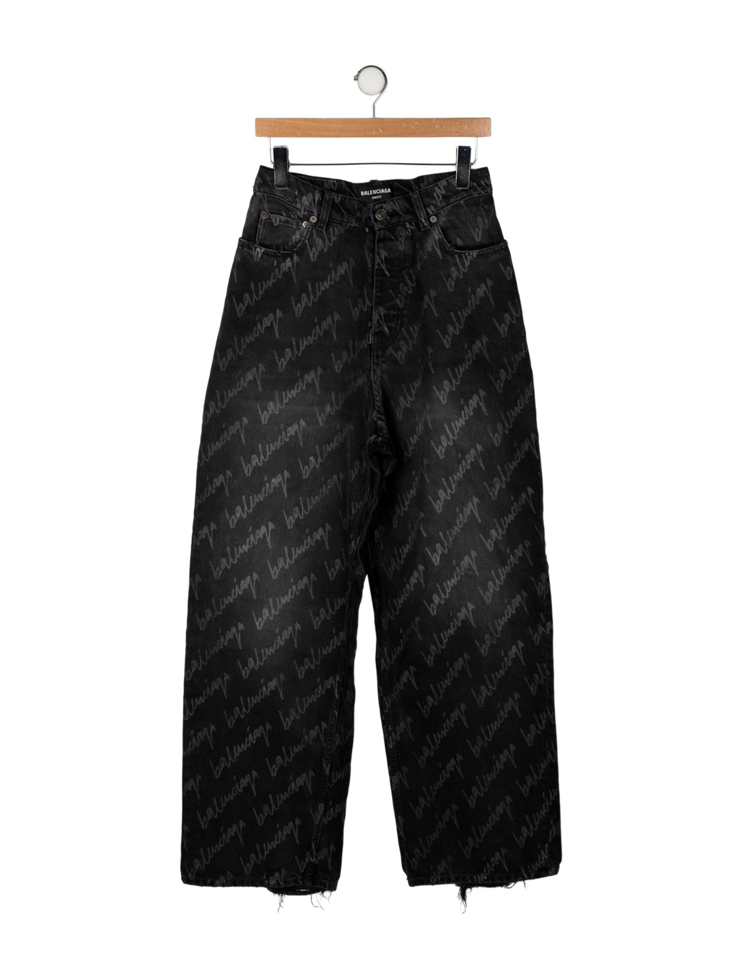 Balenciaga 2021 Wide Leg Jeans