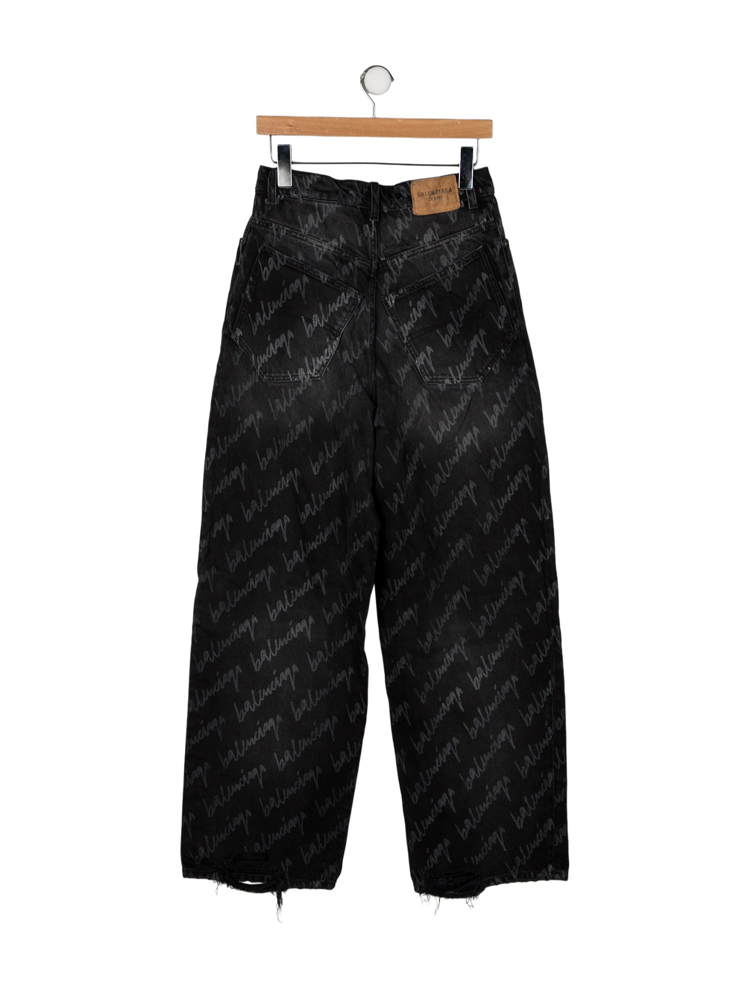 Balenciaga 2021 Wide Leg Jeans