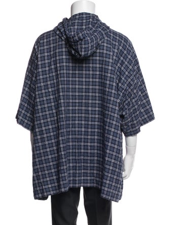 Balenciaga 2018 Plaid Print Shirt