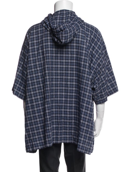 Balenciaga 2018 Plaid Print Shirt