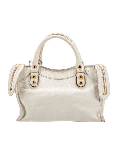 Balenciaga Leather Motocross City Metallic Edge