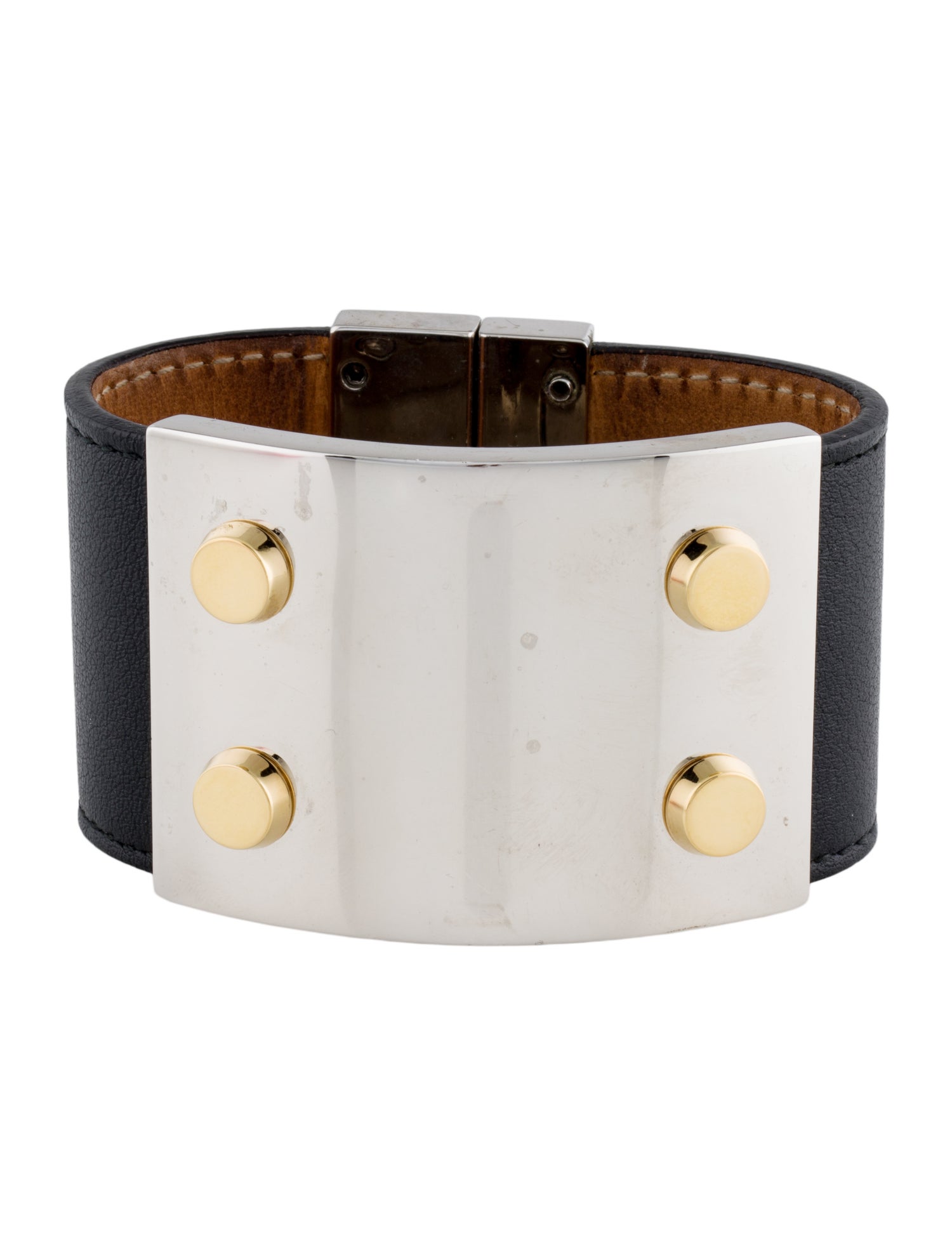 Balenciaga Leather Wrap Bracelet