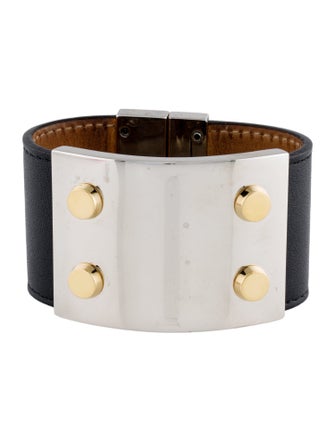 Balenciaga Leather Wrap Bracelet