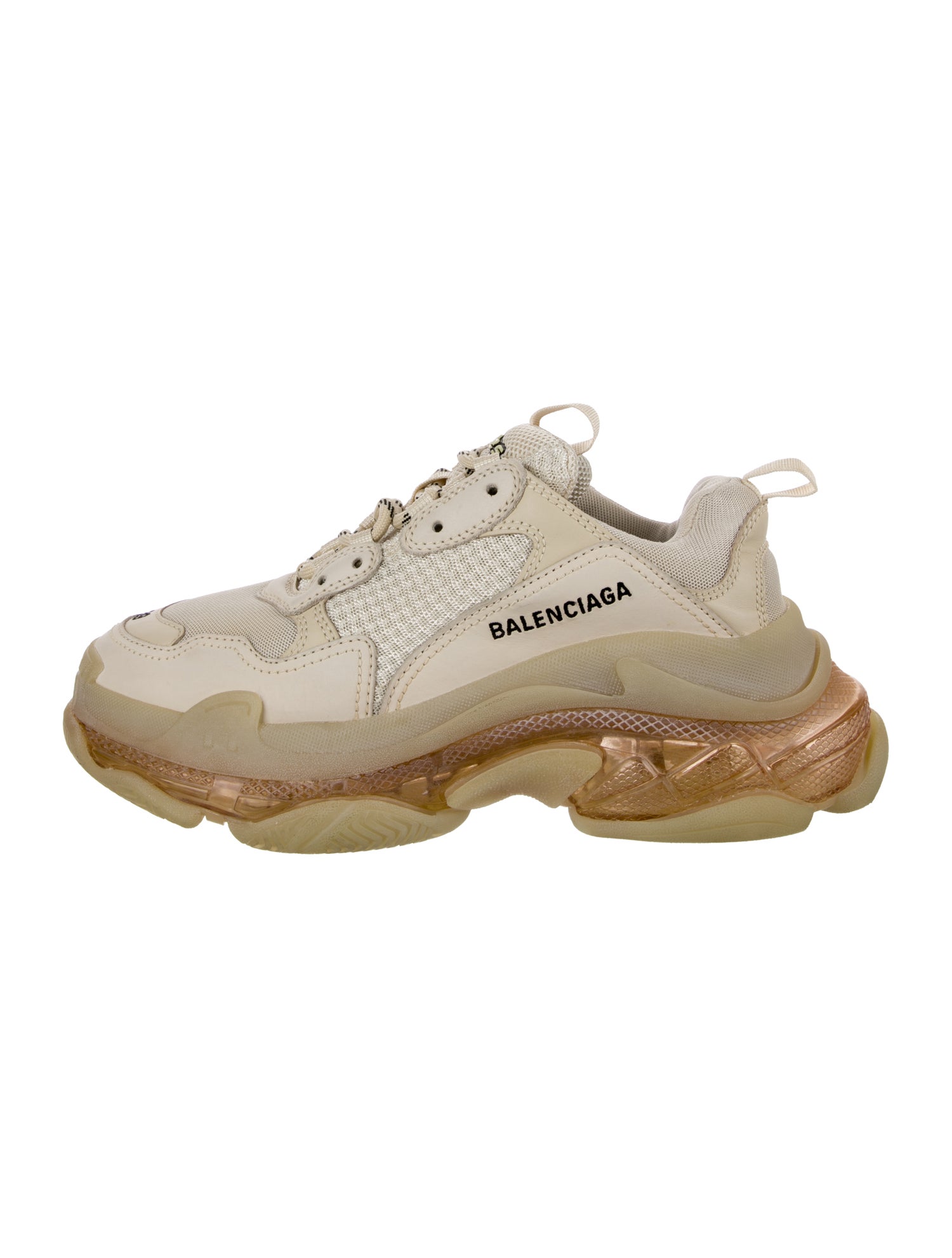 Balenciaga Triple S 'Clear Sole' Chunky Sneakers