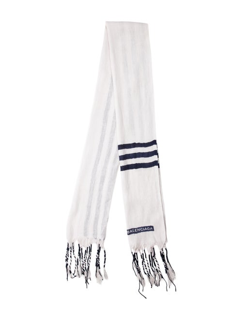 Balenciaga Striped Scarf