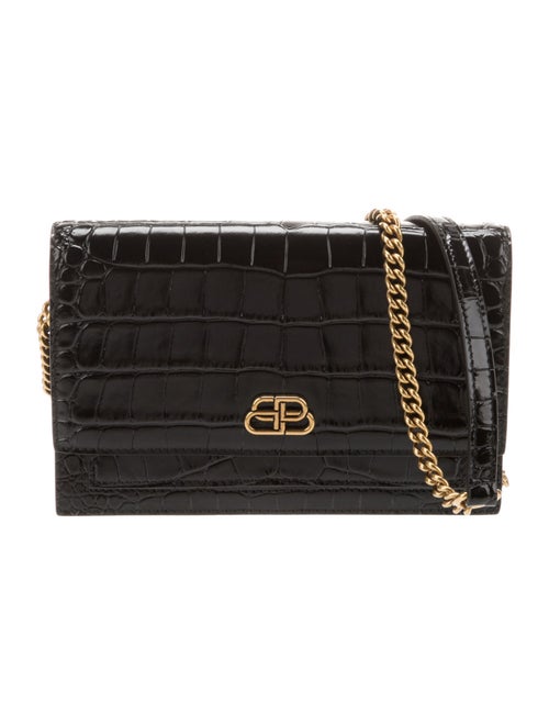 Balenciaga Embossed Leather Sharp