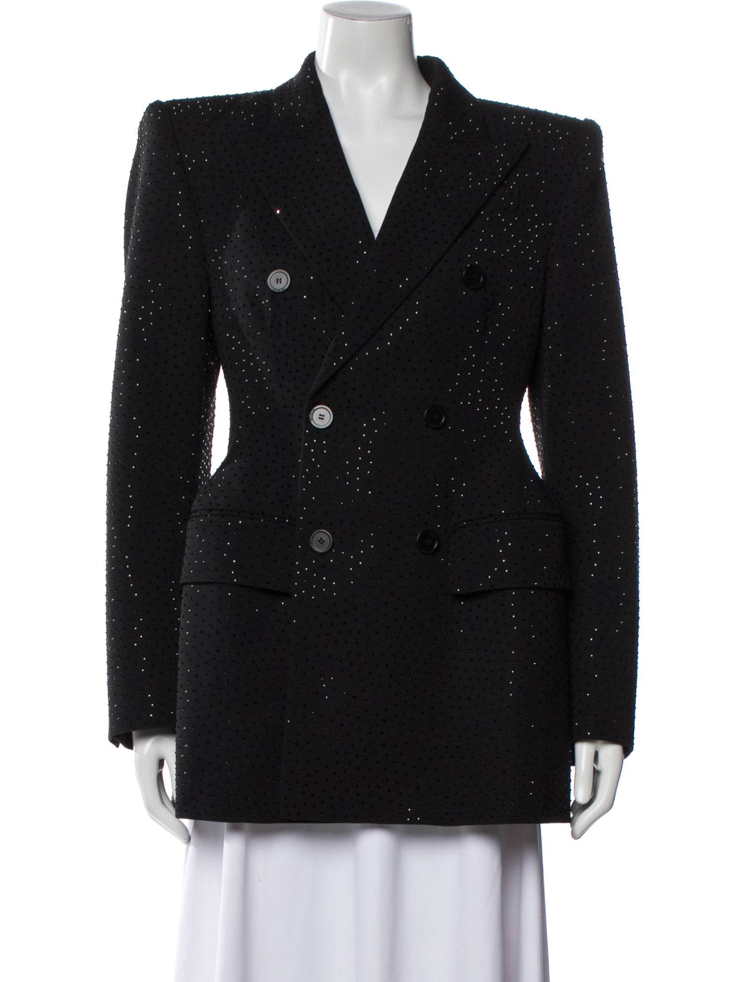 Balenciaga 2024 Rhinestone Evening Jacket w/ Tags