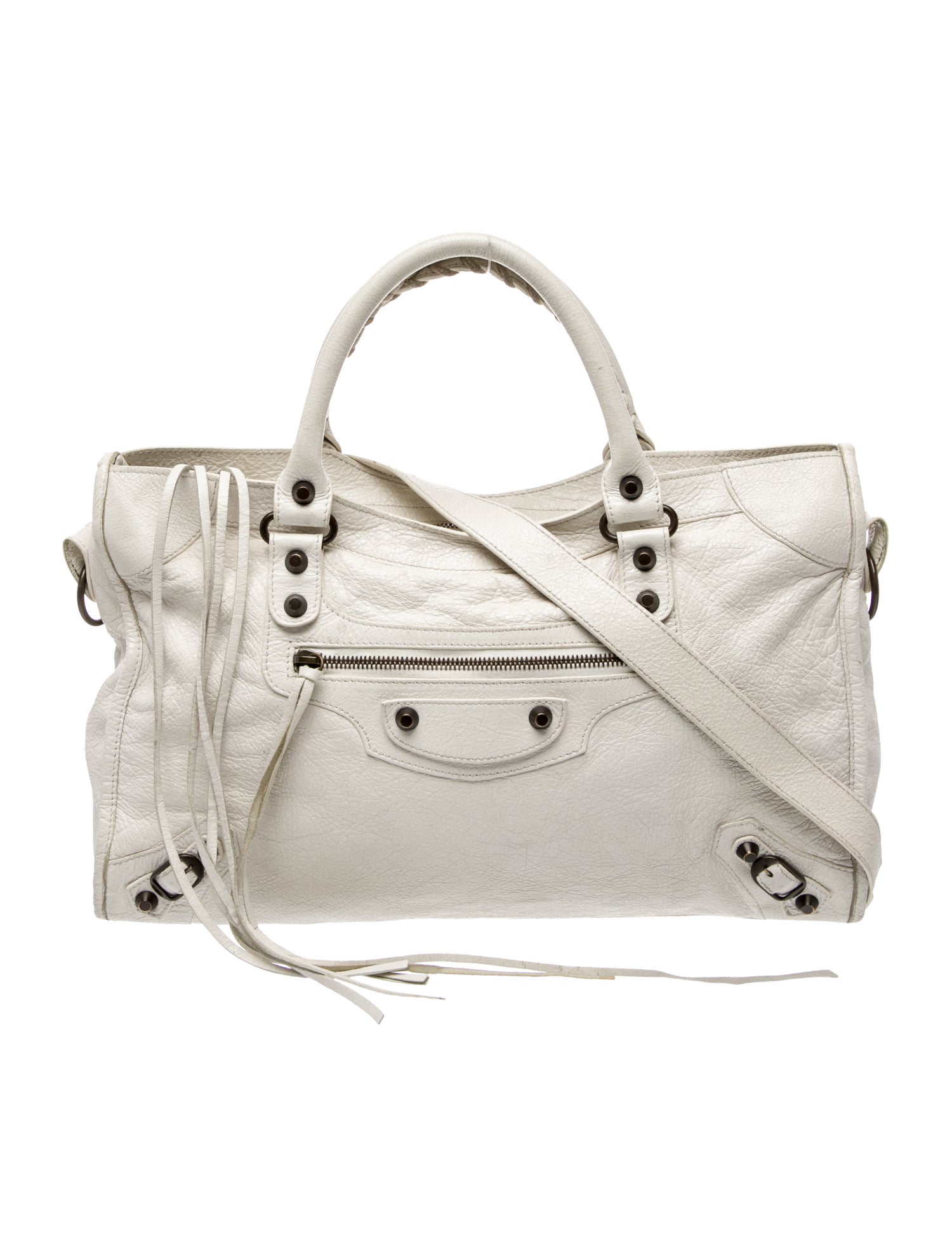 Balenciaga Leather Motocross Classic City