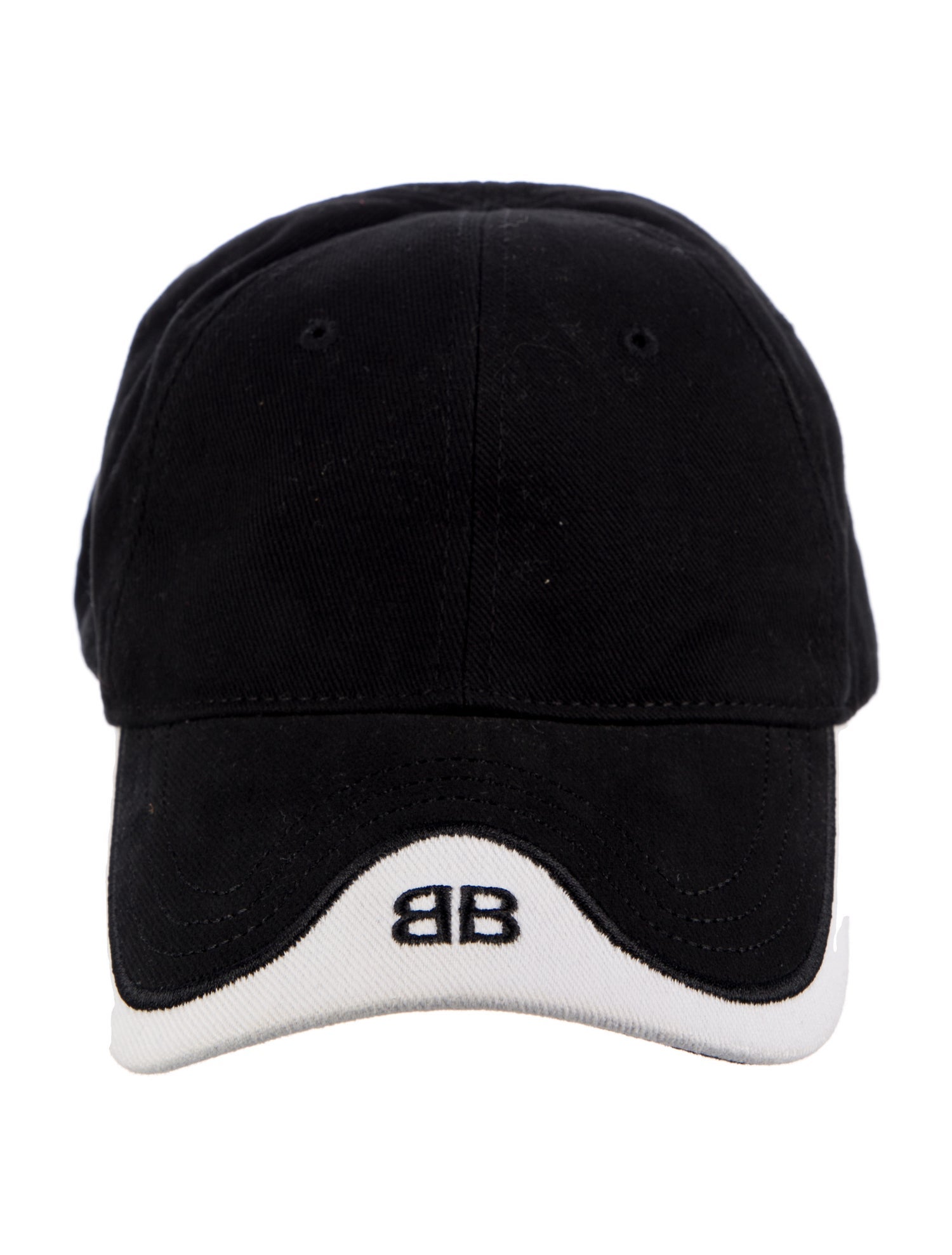Balenciaga Embroidered Cotton Baseball Hat