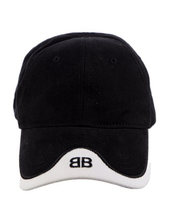 Balenciaga Embroidered Cotton Baseball Hat