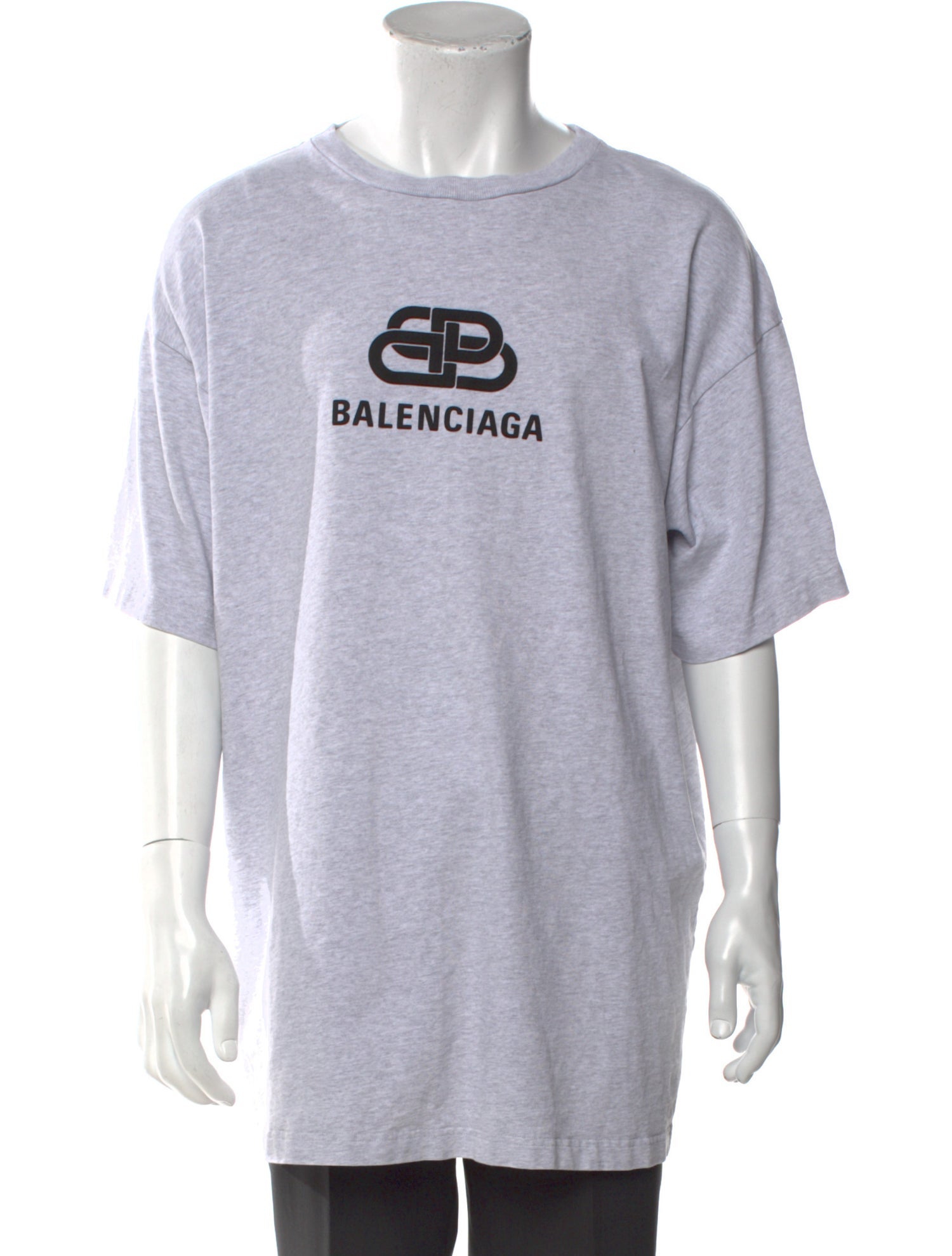 Balenciaga Graphic Print Crew Neck T-Shirt