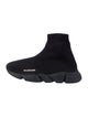 Balenciaga kid boys' black and white shoes