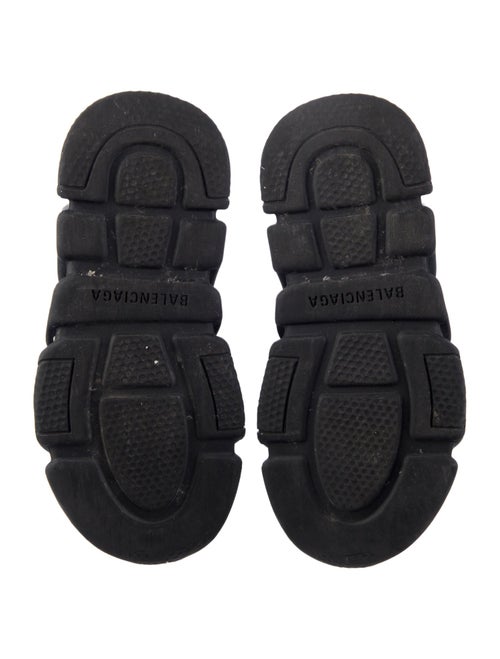 Balenciaga kid boys' black and white shoes