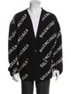 Balenciaga 2021 Signature Logo Cardigan