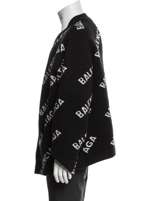 Balenciaga 2021 Signature Logo Cardigan