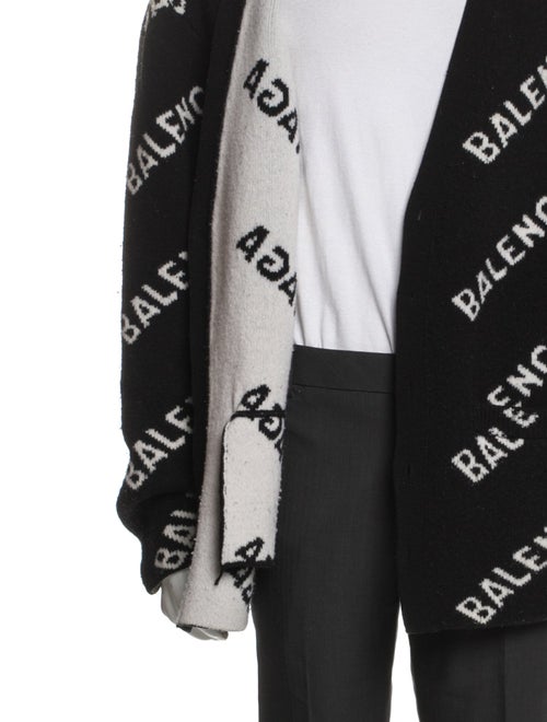 Balenciaga 2021 Signature Logo Cardigan