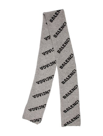 Balenciaga Wool Printed Scarf