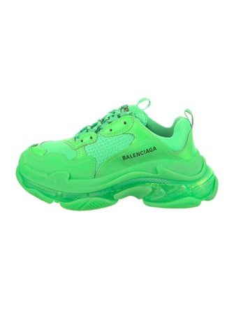 Balenciaga Triple S 'Green' Chunky Sneakers