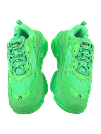 Balenciaga Triple S 'Green' Chunky Sneakers