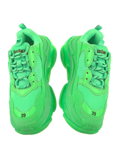 Balenciaga Triple S 'Green' Chunky Sneakers