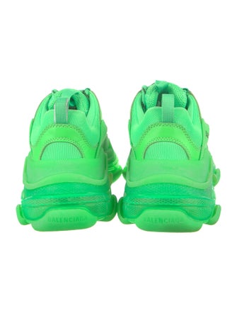 Balenciaga Triple S 'Green' Chunky Sneakers