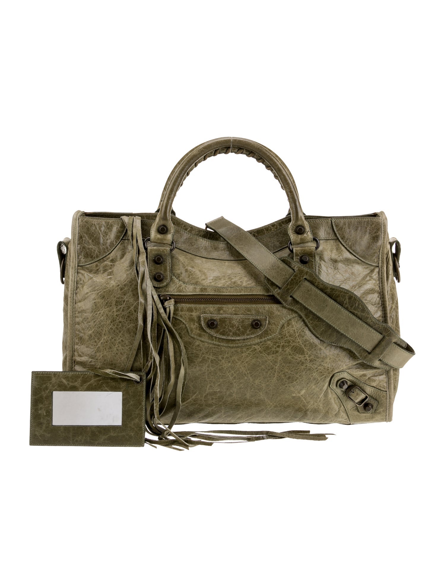 Balenciaga Rockstud Motocross Classic City