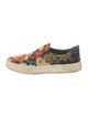 Balenciaga Leather Floral Print Sneakers