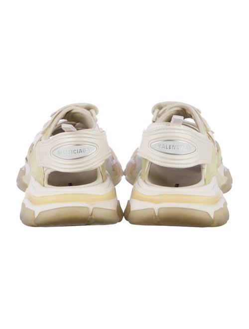 Balenciaga Leather Cutout Accent Slingback Sandals