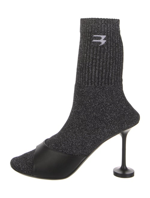 Balenciaga Glitter Glitter Accents Sock Boots