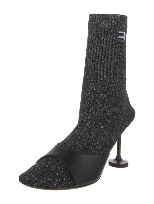 Balenciaga Glitter Glitter Accents Sock Boots