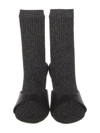Balenciaga Glitter Glitter Accents Sock Boots