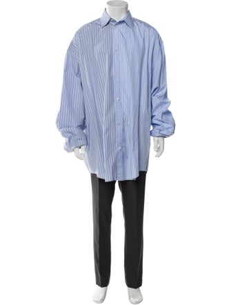 Balenciaga 2024 Striped Dress Shirt