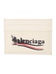 Balenciaga Leather Printed Card Holder