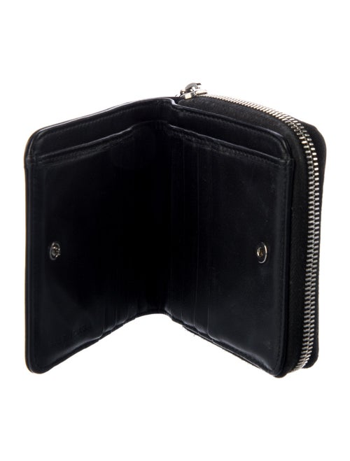 Balenciaga Leather Printed Compact Wallet