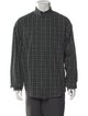 Balenciaga 2021 Plaid Print Shirt