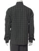Balenciaga 2021 Plaid Print Shirt