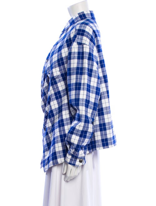 Balenciaga 2019 Plaid Print Jacket