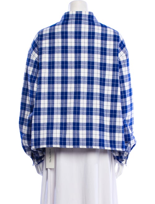 Balenciaga 2019 Plaid Print Jacket