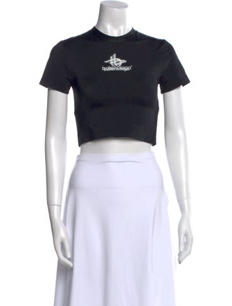 Balenciaga 2023 Graphic Print Top