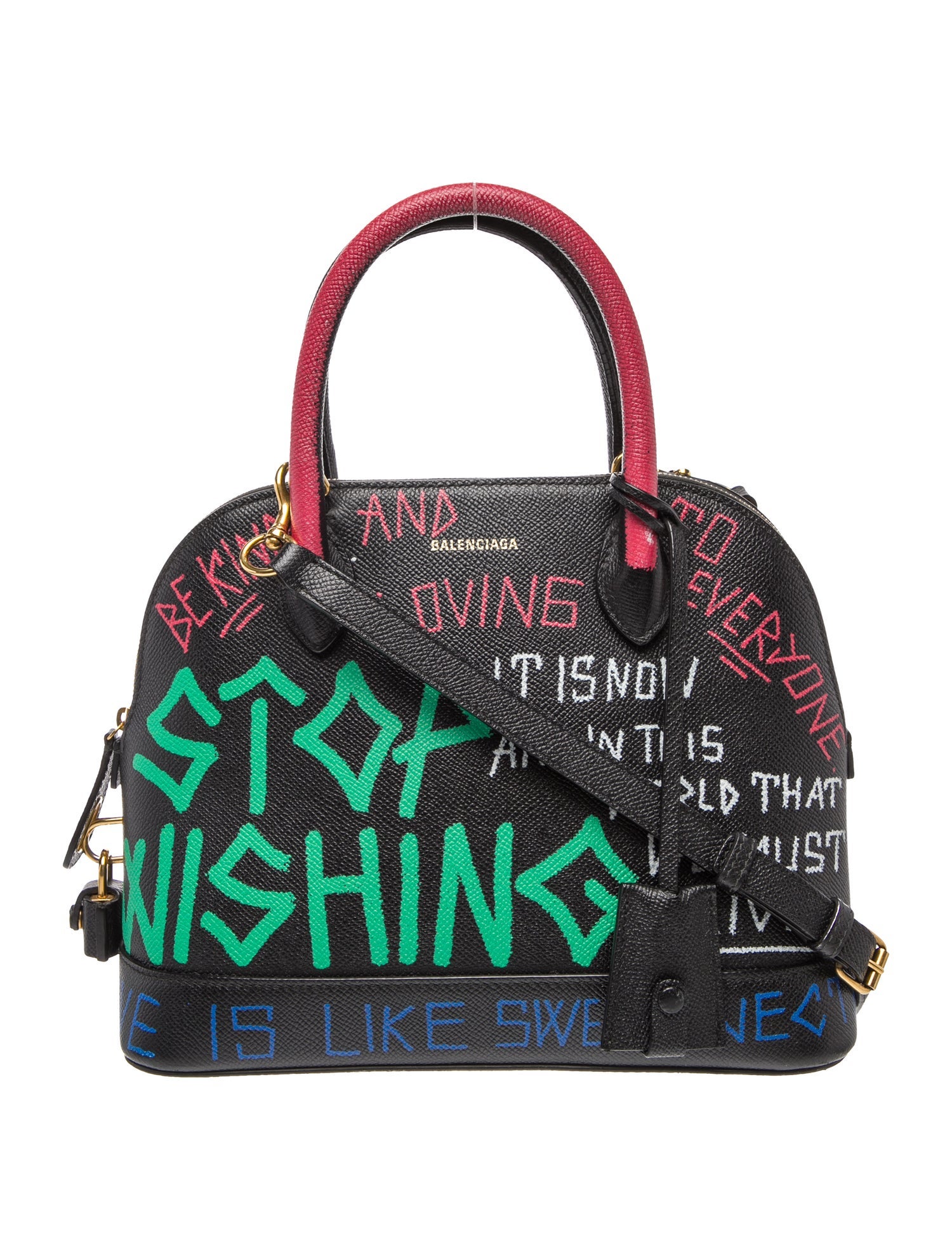 Balenciaga Leather Top Handle Bag