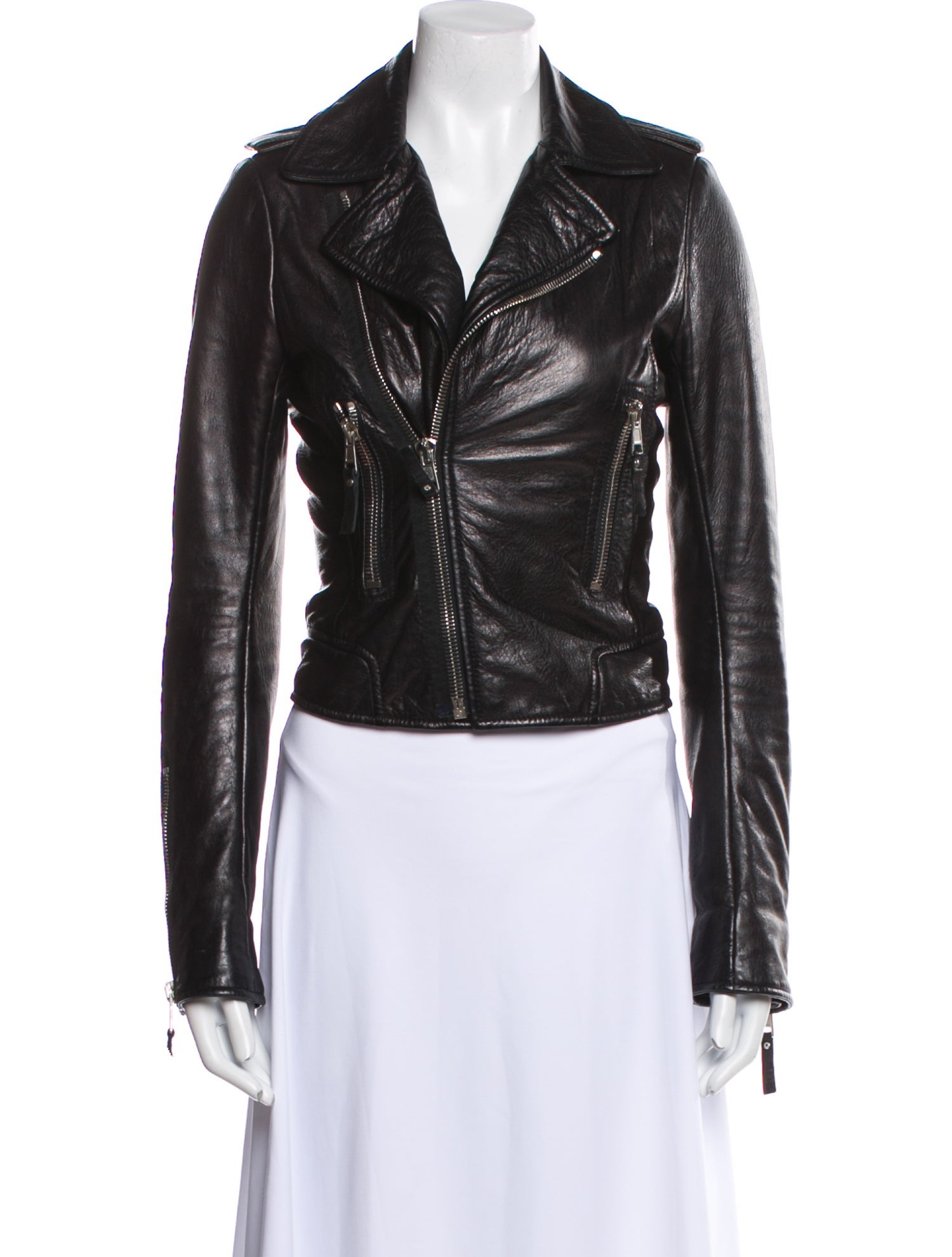Balenciaga 2012 Leather Biker Jacket