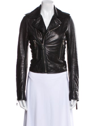 Balenciaga 2012 Leather Biker Jacket