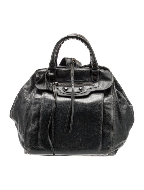 Balenciaga Leather Motocross Classic Traveler