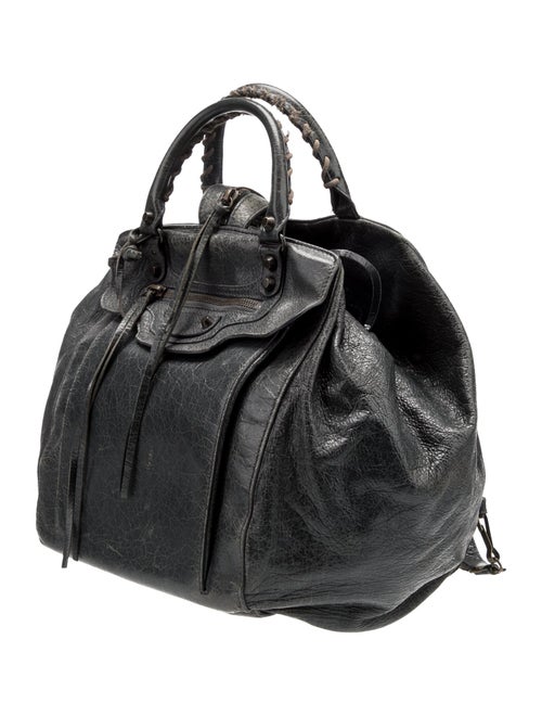 Balenciaga Leather Motocross Classic Traveler