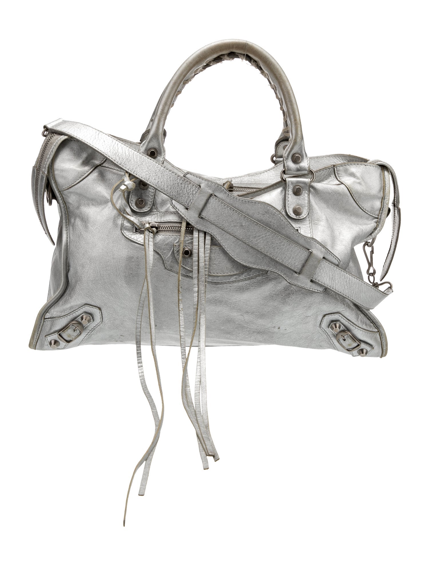 Balenciaga Leather Motocross Classic City