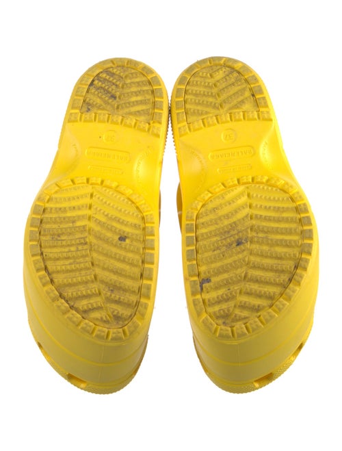 Balenciaga Rubber Slingback Flats