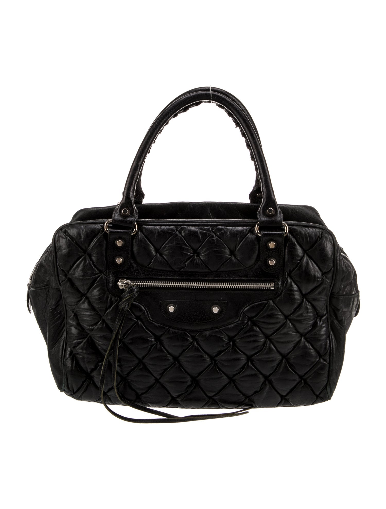 Balenciaga Leather Quilted Matelasse